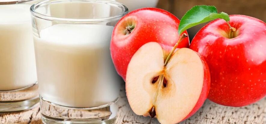 Dieta de manzana de kéfir