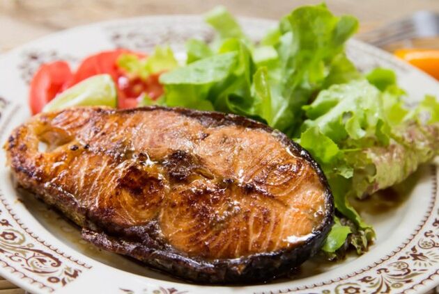 Pescado asado