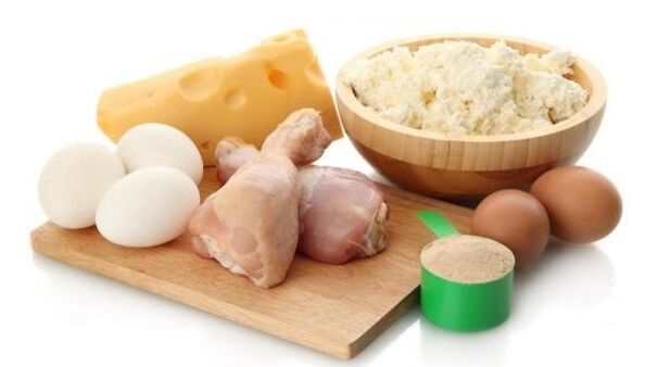 alimentos proteicos en la dieta