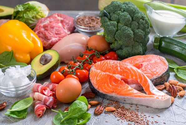 Alimentos dietéticos bajos en carbohidratos