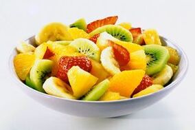 Frutas para una nutrición adecuada y pérdida de peso. 
